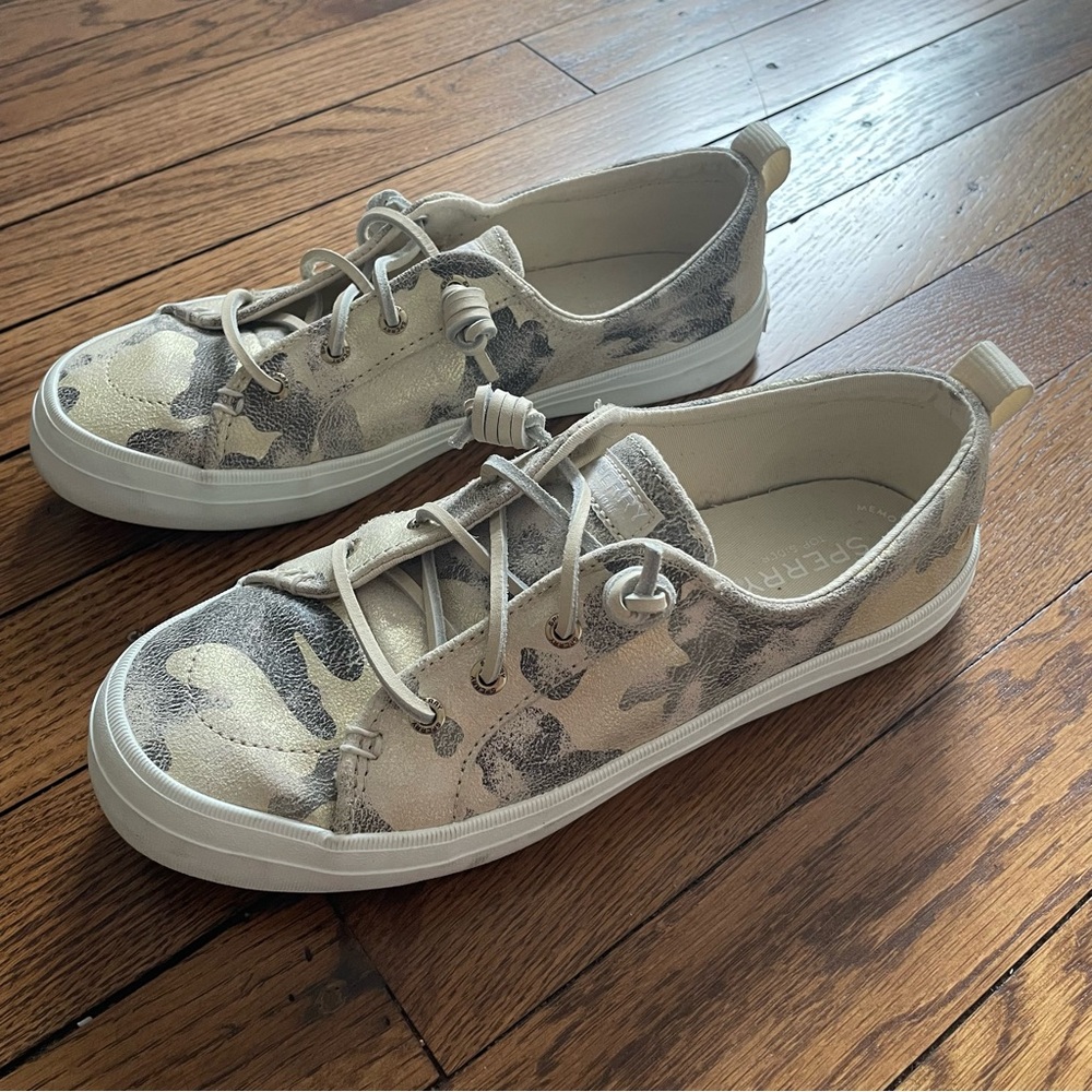 Sperry Metallic Camo Slide-on Sneakers